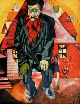 El judío rojo contemporáneo Marc Chagall Pinturas al óleo